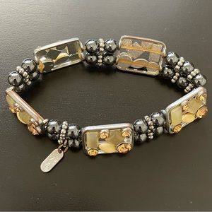 KM Stretch Stackable beaded bracelet